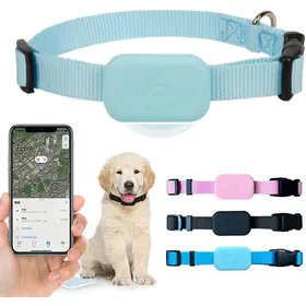 Meilleurs prix pour Collier GPS - ULISEM - Étanche - Anti-perte - Compatible Apple iOS FindMy - Bleu