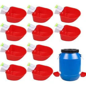 Comparer les prix de Abreuvoir automatique pour poules - MHY® - Matériau ABS résistant - Connexion facile sans outils - Entretien simplifié