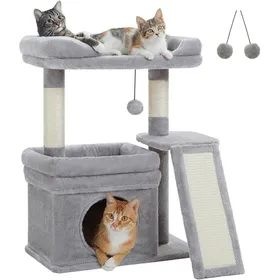 Comparer les prix de ARBRE À CHAT-ZENATERRA-Griffoir en carton ondulé 2-en-1 réversible jouet souris à ressort 100cm pour chat dintérieur