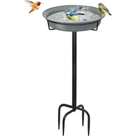 Meilleurs prix pour Abreuvoir pour oiseaux Bain doiseaux Bol de nourriture Point deau Sur pied 9017cm Bain doiseaux Jardin pour oiseaux sauvages