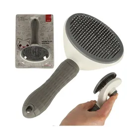 Comparer les prix de Brosse autonettoyante Clean Pet - Brosse pour chien - Brosse pour chat - Poils longs et courts - Brosse lissante - Forme ronde