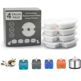 Comparer les prix de Filtres pour Fontaine dEau - Hautstore - 2 5 L - 4 Pièces - Acier Inoxydable