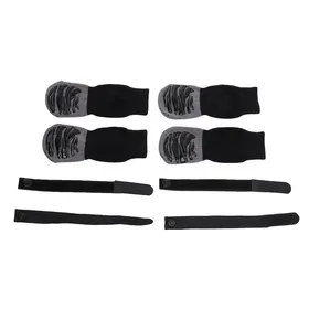 Comparer les prix de Chaussettes de protection pour animaux - ULISEM - Anti-dérapantes - Imperméables - Coton confortable - 4 pièces