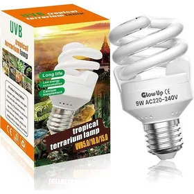 Comparer les prix de 9W Ampoule UVB 5.0 E27 Lampe UVA UVB Tortue AC 220-240V UVA UVB Tortue Ampoule Fluorescente pour Quarium Récipient 5.0