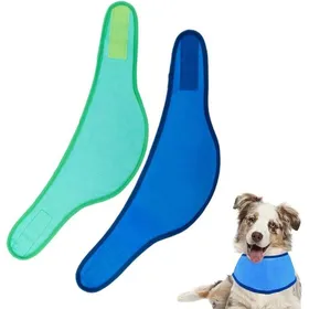 Comparer les prix de Bandanas rafraîchissants pour chien 2 pièces taille L refroidissement instantané bleu et vert