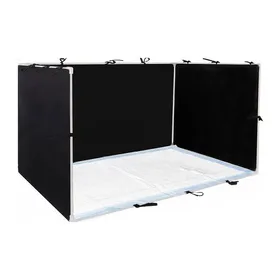 Comparer les prix de Support pour Tapis DApprentissage de la Propreté pour Chien avec Bords Hauts - Bac à Litière Pliable Anti-Éclaboussures 89 cm X 74