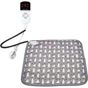 Comparer les prix de Tapis chauffant pour animaux - OKZ - Température réglable - 45x45 cm - Résistant à la mastication