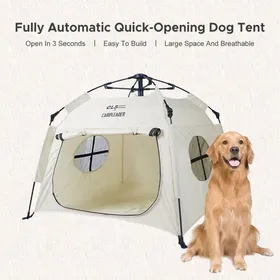 Comparer les prix de Eosnow Tente Portable pour animaux de compagnie parc pliable pour chiens et chats intérieur/extérieur entièrement automatique