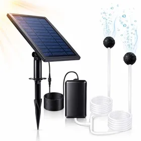Meilleurs prix pour Pompe aquarium panneau - Roame - solaire eau écologique filtrage 1l bassin aération design économique extérieur intérieur