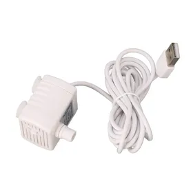 Meilleurs prix pour Pompe de fontaine à eau silencieuse pour animaux avec moteur sans balais CC alimentée par USB idéale pour les chats. Label