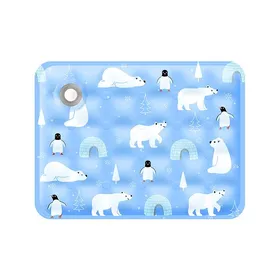 Comparer les prix de Tapis rafraîchissant pour animaux durable et résistant aux rayures parfait pour les temps chauds (Ours bleu taille L)