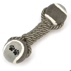 Meilleurs prix pour 1pc Jouet pour Chiens Cordes pour Animal de Compagnie avec Balle Indestructible Jouet à Mâcher pour Chiot Petit Moyen Gros Chiens