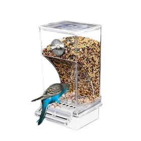 Comparer les prix de Mangeoire automatique pour oiseaux résistante aux éclaboussures - Accessoires pour cage à oiseaux - Conteneur de nourriture