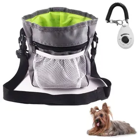 Comparer les prix de Sac Friandise Chien Oxford - Bandoulière Multi Poches avec Clicker Dressage Cuneary