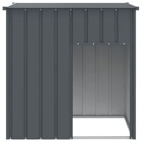 Meilleurs prix pour Printemps 2026 SoldesAnthracite Niche pour chien avec toit Anthracite 110x103x109 cm Acier galvanisé 2_757688