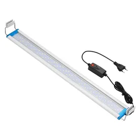 Comparer les prix de Éclairage Aquarium Rampe LED d’Aquarium Spectre Complet avec Contrôleur38 cm lumière bleue plus lumière blanche