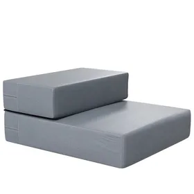 Meilleurs prix pour Pont - Escalier Pliable 2 Marches Pour Chien&chat Tapis Inclus Gris 45x39x20cm - Accès Facile Au Canapé&lit