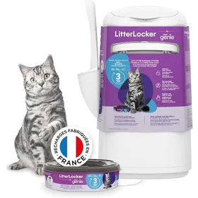 Comparer les prix de Litter Locker Fashion - Poubelle À Litière Anti Odeurs Pour Chat. Entretien Facile Pelle Fournie. 1 Recharge Xl 3 Mois Incl[TO80]