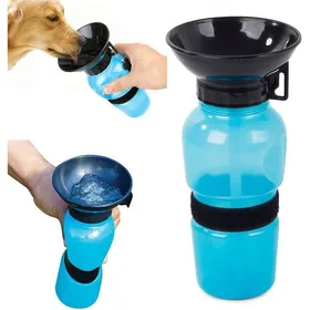 Comparer les prix de Bouteille deau pour Chien - KZQ - 05 L - Ergonomique - Bol intégré - Plastique sans résidu