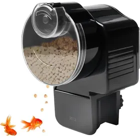 Comparer les prix de Distributeur Auto Nourriture Aquarium 65ML + Minuterie réglable granulés poisson/tortue .