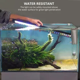 Comparer les prix de Rampe LED Aquarium Éclairage pour Lampe Aquarium avec Minuterie Réglables 3 Modes Lumiere Aquarium (45 60cm) [Classe énergétique