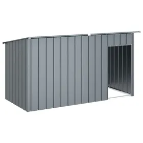 Comparer les prix de SALE dhiver Niche/Maison pour chien - UU - Grand Chenil - avec toit - anthracite acier galvanisé CC335