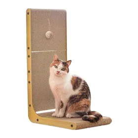 Comparer les prix de Griffoir en Forme de L pour Chats 68 cm – Meuble à gratter en Carton ondulé – Compact & Durable pour intérieur GRIFFOIR