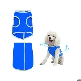 Comparer les prix de Gilet dété pour chien respirant réutilisable rafraîchissant en polyester imperméable pour tous les chiens (M)