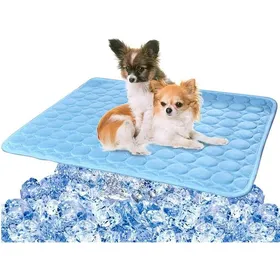 Comparer les prix de Tapis Rafraichissant pour ChienFraicheur Durable Plusieurs Heures Imperméable (Bleu-70*55cm)