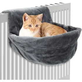 Comparer les prix de Hamac Chat Radiateur - XJYDNCG - Lit de radiateur pour chat Chaud Et Confortable - 46x39cm - Gris