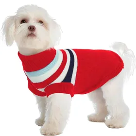 Comparer les prix de Pull à col roulé pour chiens taille petite à grande chaud avec motif cerf pour lextérieur.