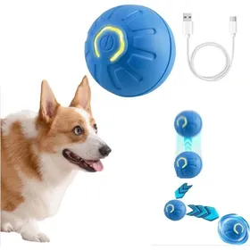 Comparer les prix de Jouets Interactifs pour Chiens Balle Intelligente Rechargeable par USB Balle Rebondissante pour Chien en Mouvement Rot QIEDOVIEY