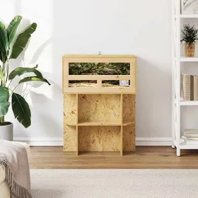 Comparer les prix de Terrarium - MOTHINESSTO - MOT3862 - Marron - OSB et verre - 60 x 30 x 80 cm