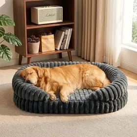 Comparer les prix de Panier Chien Orthopédique Grande Taille Lavable123x90cm  Memoire de Forme Lit pour ChienCanapé L 123 x l 90 x 20 cm Gr CORBEILLE
