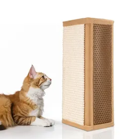 Comparer les prix de Griffoir pour Chat et Sisal Gratter – Griffer avec Brosse Massante Protection Mur et Canapé Installation Facile 41 x 23 GRIFFOIR
