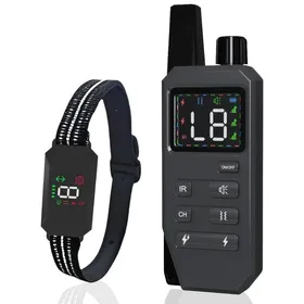 Meilleurs prix pour Clôture électronique Collier de dressage GPS sans fil étanche IPX67 à 300 mètres dispositif de dressage pour chien à trois modes