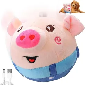 Comparer les prix de Jouet en peluche interactif pour chien jouet parlant et rebondissant jouet anti-ennui en forme de cochon sauteur peluche cochon