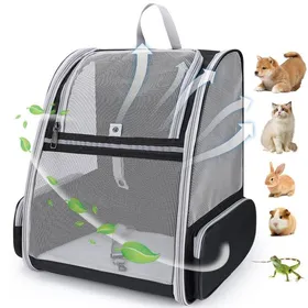 Meilleurs prix pour Sac Transport Chat Chien Sac a Dos Chat Respirant Sac de Transport pour Chat Chien avec Matelas en Peluche Amovible N Étiquette