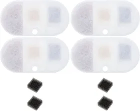 Meilleurs prix pour 4pcs filtres de rechange pour fontaine à eau pour chat avec éponge compatible avec fontaine à eau PETLIBRO sans BPA 2,1 l PLWF002