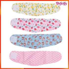 Comparer les prix de Couches lavables pour chien - AKOZON - M/XL - Polyester - Lot 4 motifs multicolore - Lavable réutilisable