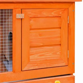 Comparer les prix de Solde 2026Poulailler pratique/parc à lapins Brun - Clapier dextérieur Enclos pour petits animaux 1 porte Bois 12.9 Kg 66466531