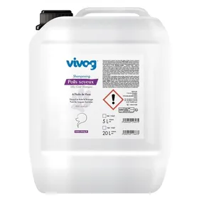 Comparer les prix de Shampoing pour chien poils soyeux Vivog - blanc - Blanc - 5 L