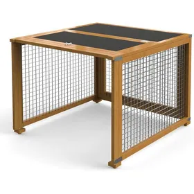 Meilleurs prix pour Enclos/extension pour poulailler 4 poules en bois80x80x61cm