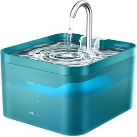 Meilleurs prix pour Balimo Fontaine pour chat - filtration multiple 2,2 L - 2 modes de débit d'eau - Avec 1 filtres+1 filet éponge - Vert