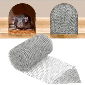 Meilleurs prix pour Grillage anti-rongeur en acier inoxydable - MHY® - 127 cm x 6 m - Résistant à la rouille - Souple et facile à plier