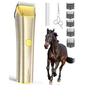 Comparer les prix de Oneisall tondeuse sans fil pour chevaux professionnelle silencieuse 2 vitesses tondeuse cheval pour chevauxs à poils longs/épais