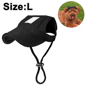Meilleurs prix pour Casquette de baseball pour animaux avec visière et trous d'oreilles, confortable et stylée pour chiens et chats en extérieur