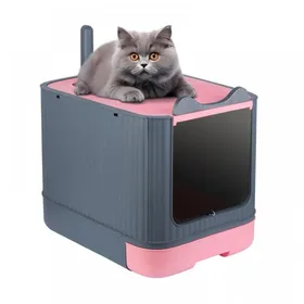Comparer les prix de MIPAN Bac Litiere pour ChatBac à litière à tiroir avec Sac désodorisant pour Chat rose
