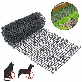Comparer les prix de 200 x 30 cm Tapis Anti-Chat avec Pointes Empêcher Les Animaux de Sapprocher Tapis Anti-Chat dEpine Grille de Jardin Anti Chiens
