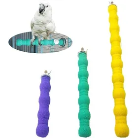 Comparer les prix de 3 pièces Perchoir Perroquet Oiseau Perchoir Ciment Oiseaux Perches Perroquet Stand pour de Perroquet- Couleur aléatoire-Fei
